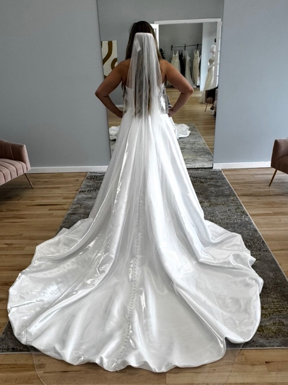 NEW Maggie Sottero, Mirabella Wedding dress (altered) - Picture 3 of 8